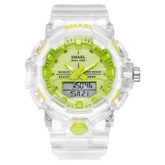 Smael Ročna ura S-shock Dual Time Green