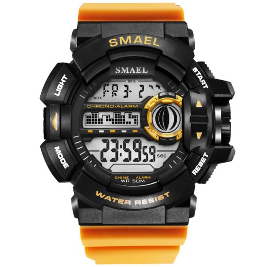 Smael Moška ročna ura S-shock WR Orange