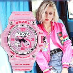 Smael Ženska ročna ura S-shock WGG1000 Pink