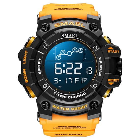 Smael Moška ročna ura S-shock Runner II Orange