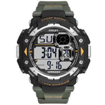 Smael Moška ročna ura S-shock Sprinter Army Green