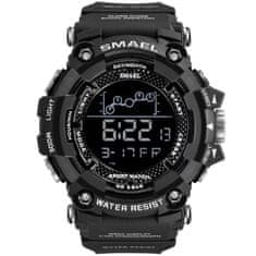 Smael Moška ročna ura S-shock Runner Black