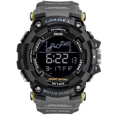 Smael Moška ročna ura S-shock Runner Gray