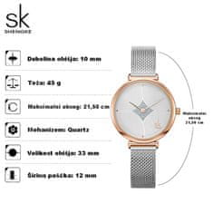 Shengke Ženska ročna ura Diamond Rose Gold