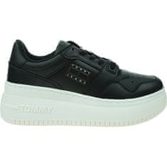 Tommy Hilfiger Čevlji črna 36 EU Retro Basket Flatform Charm