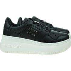 Tommy Hilfiger Čevlji črna 36 EU Retro Basket Flatform Charm