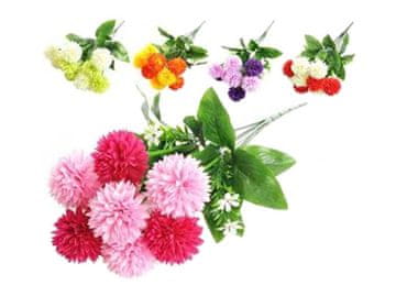 Umetno cvetje, plastično 400mm česnovi puget 9pcs, mešanica barv