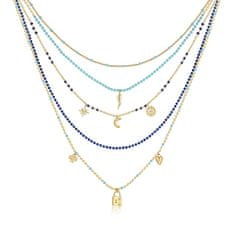 Brosway Luksuzna petvrstna ogrlica iz jekla Chant BAH58