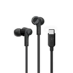 Belkin Belkinove slušalke SOUNDFORM s priključkom USB-C - črne