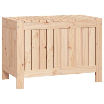 Vidaxl Vrtna škatla 76x42,5x54 cm trdna borovina