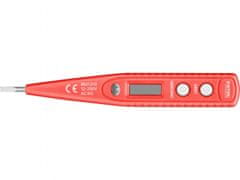 Extol Premium tester napetosti digitalno z zaslonom 12-220V, dolžina 146mm, za AC/DC (AC/DC trenutno)