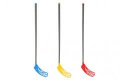 Teddies Florbalna hokejska palica za levičarje 115 cm - mešanica barv