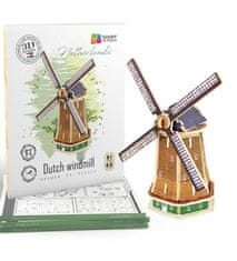 NiXiM Lesena 3D sestavljanka - Nizozemski mlin na veter