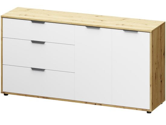 nabbi Neston 1600-2D/3DR dvovratna komoda s predali
