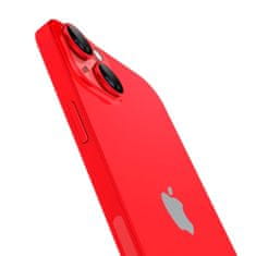 Spigen Ez Fit Optik 2x zaščitno steklo za kamero na iPhone 14 / 14 Plus / 15 / 15 Plus, rdeča