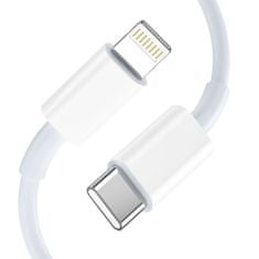 Tech-protect C35W polnilnik 2x USB-C 35W + kabel USB-C / Lightning, bela