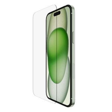 Belkin SCREENFORCE UltraGlass2 Protimikrobno zaščitno steklo za iPhone 16 Plus / 15 Plus / 14 Pro Max