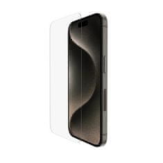 Belkin SCREENFORCE UltraGlass2 Protimikrobno zaščitno steklo za iPhone 15 Pro