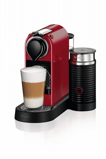 NESPRESSO Citiz&Milk kavni aparat, rdeč