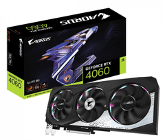 GeForce RTX 4060 ELITE 8G grafična kartica, 8 GB GDDR6 (GV-N4060AORUS E-8GD)