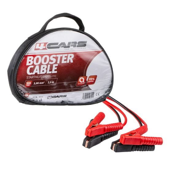 4Cars Začetni kabel 200AMP, 3.0MM², 2.5M
