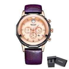 Megir Ženska ročna ura Diamond Violet
