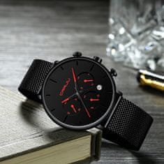 CRRJU Ročna ura Chrono Red