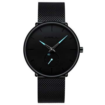 CRRJU Ročna ura Minimalistic Blue