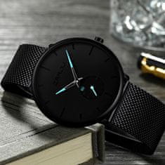 CRRJU Ročna ura Minimalistic Blue