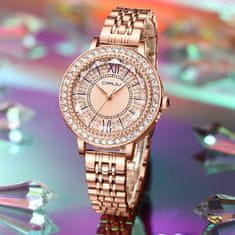 CRRJU Ženska ročna ura Diamond Rose Gold