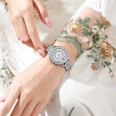 CRRJU Ženska ročna ura Diamond Rose Silver