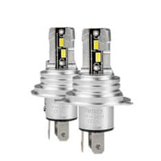 AMIO 2x H4 avto LED sijalka 50W 2225Lm 6500K 12/24V