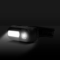 Noah Naglavna COB+XPE LED svetilka s senzorjem gibanja s polnilno baterijo