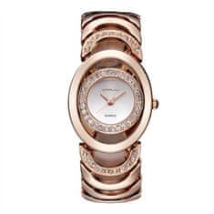 CRRJU Ženska ročna ura Oval Rose Gold