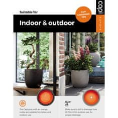 Vidaxl Cvetlično korito Groove 35x34 antracitno