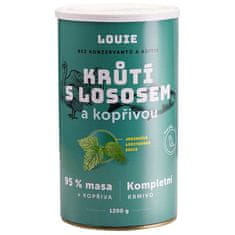 Louie puran v konzervi z losom, koper 1200g