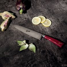 Set 3 nožev Elegance chef Set Rdeči