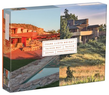 Galison Frank Lloyd Wright obojestranska sestavljanka: Taliesin in Taliesin West 500 kosov