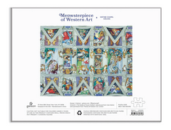 Galison Puzzle Meowsterpiece: strop Sikstinske kapele 2000 kosov