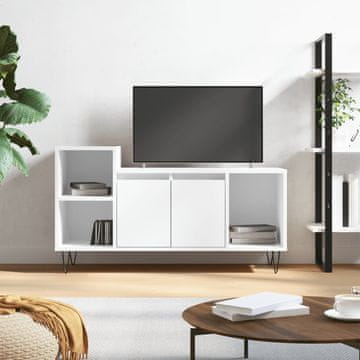 Vidaxl vidaXL TV omarica bela 100x35x55 cm material na osnovi lesa