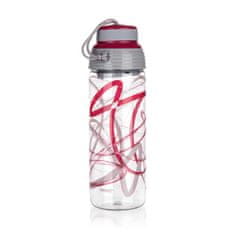 Banquet QUEST Športna steklenica Burgundija 550 ml, komplet 4 kosov
