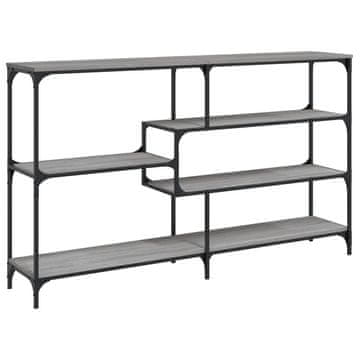 Vidaxl Konzolna mizica siva sonoma 160x32x95 cm inženirski les