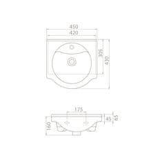 CeraStyle Umivalnik NIL 105