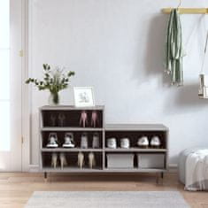 Vidaxl Omarica za čevlje siva sonoma 102x36x60 cm inženirski les