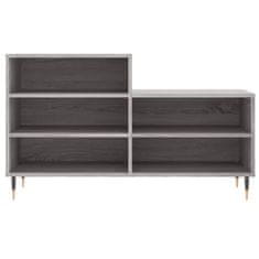 Vidaxl Omarica za čevlje siva sonoma 102x36x60 cm inženirski les