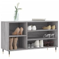 Vidaxl Omarica za čevlje siva sonoma 102x36x60 cm inženirski les