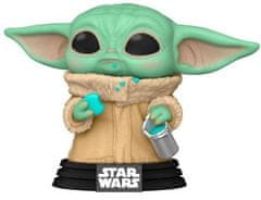 Funko POP! Star Wars The Mandalorian - Grogu s piškoti figurica (#465)