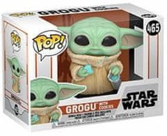 Funko POP! Star Wars The Mandalorian - Grogu s piškoti figurica (#465)