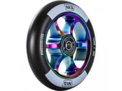 Kolesca za skiro NKD Rally Stunt 2 kom, 110 mm, črno-mavrična D-098-BR