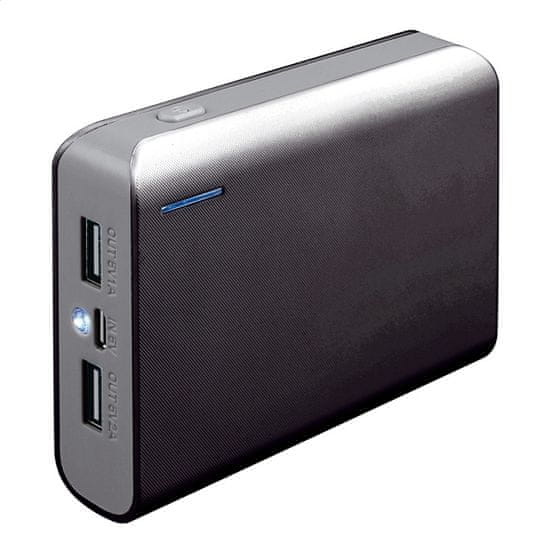 Northix Powerbank - siva - 6.000 mAh